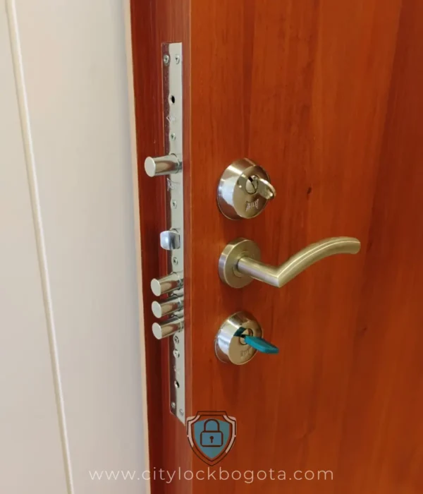 Puerta de Seguridad con Cerradura Kale Doble Cilindro